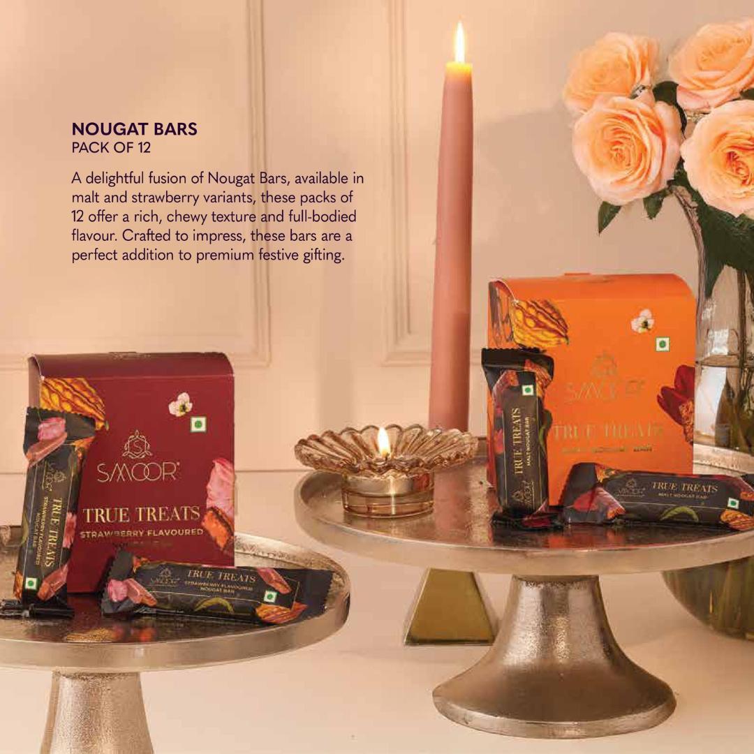 Luxury Nougat Bar Gift Box - Pack of 12 for Corporate Gifting Luxury Nougat Bar Gift Box - Pack of 12 for Corporate Gifting